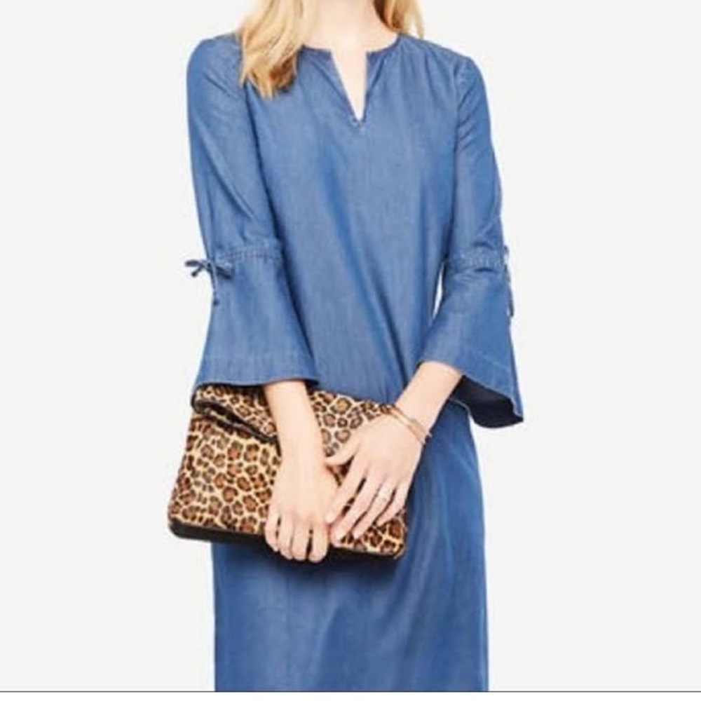 Ann Taylor Denim Dress - Picture 2 of 6